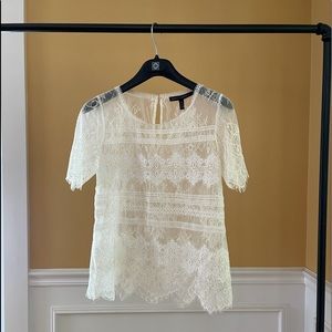 Brand new White House Black Market Lace Top